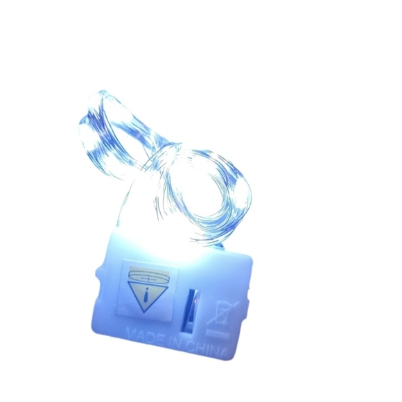 Hand Crafted Holiday Garland Crochet Angel Christmas Ornamets handmade lights up - Picture 15 of 17